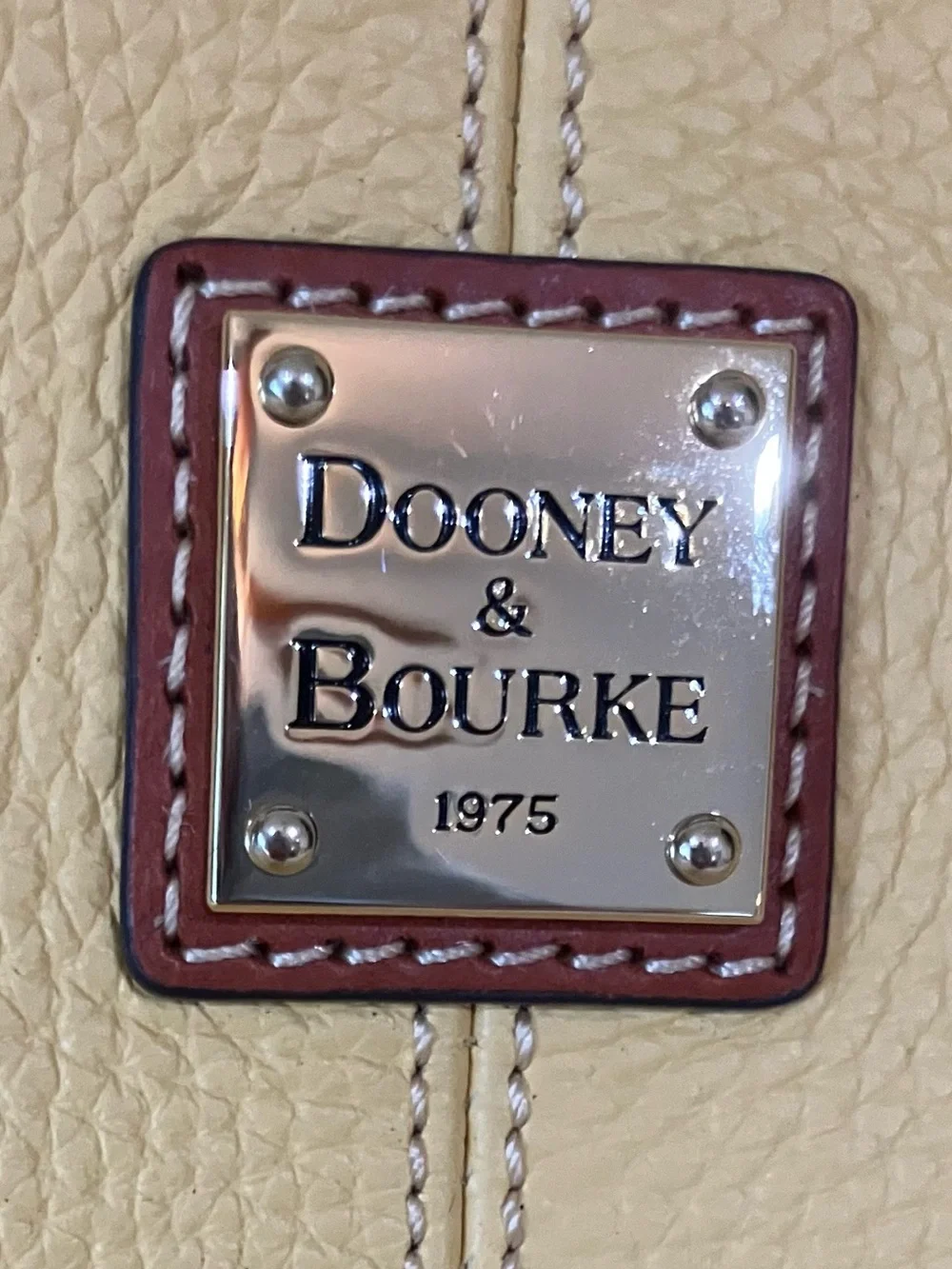 Dooney & Bourke Pebble Grain Sophie Bag in Lemon R080- NEW WITH TAGS